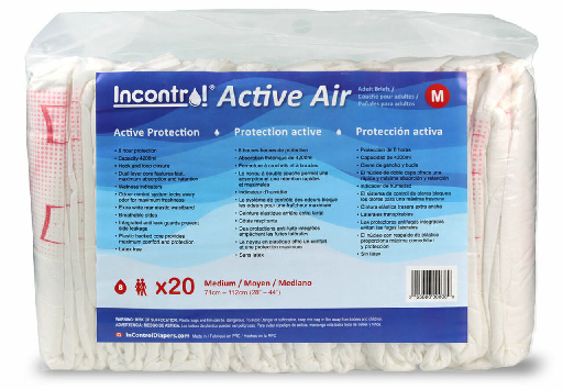 Incontrol Active Air Incontinence Briefs